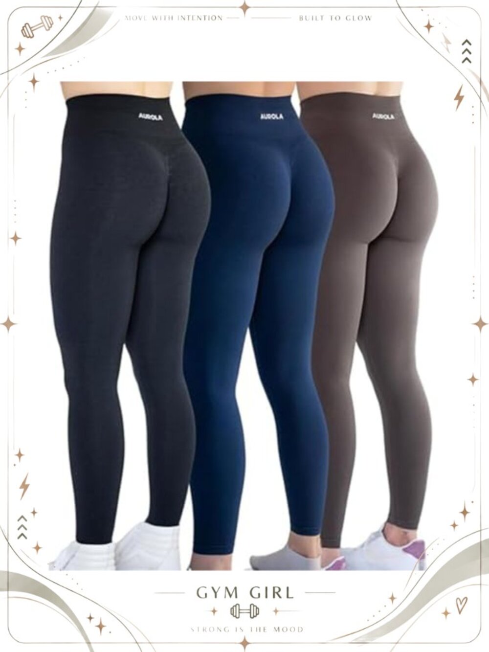 High Waist Seamless Leggings 7/8 Length Tummy Control Yoga Workout